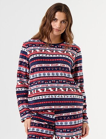 Conjunto de pijama de forro polar - 2 piezas