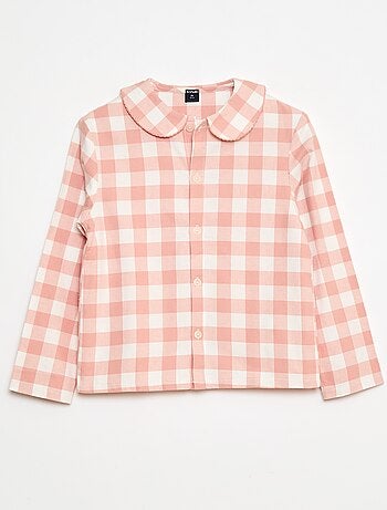 Conjunto de pijama de franela de algodón