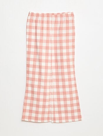 Conjunto de pijama de franela de algodón