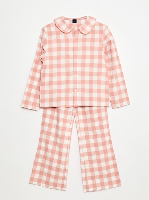 Conjunto de pijama de franela de algodón - Kiabi
