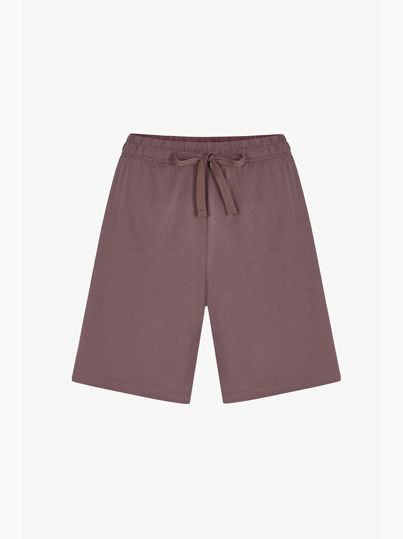 Conjunto de pijama de hombre woodland earth con manga corta y short penti Malva - Kiabi