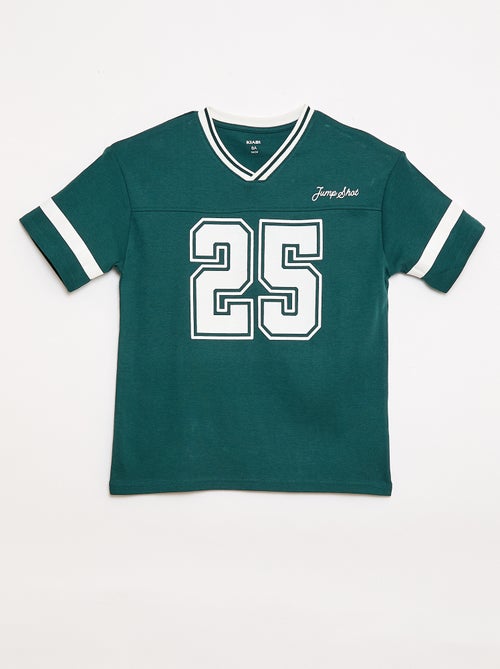 Conjunto de pijama de manga corta en algodón - Kiabi