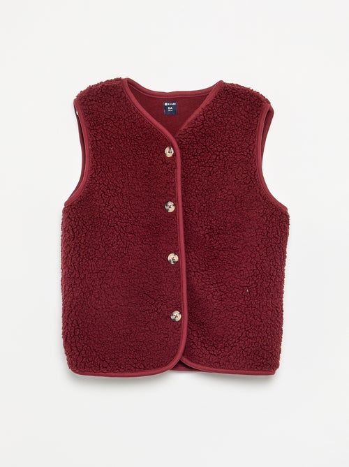Conjunto de pijama de Navidad para niña de 3 piezas - Camiseta + pantalón + chaleco - Kiabi