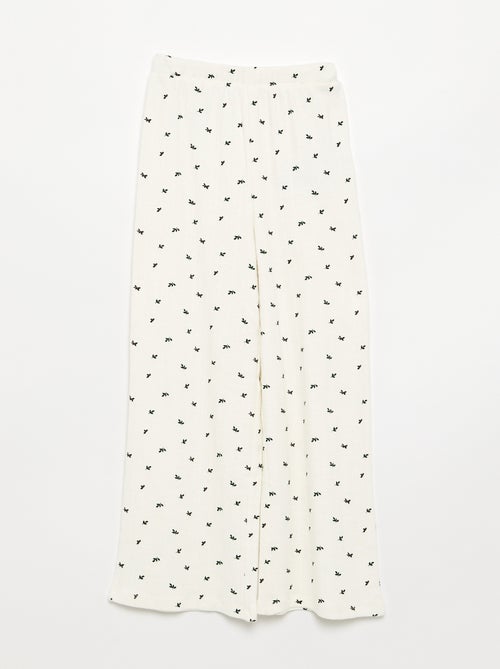 Conjunto de pijama de Navidad para niña de 3 piezas - Camiseta + pantalón + chaleco - Kiabi