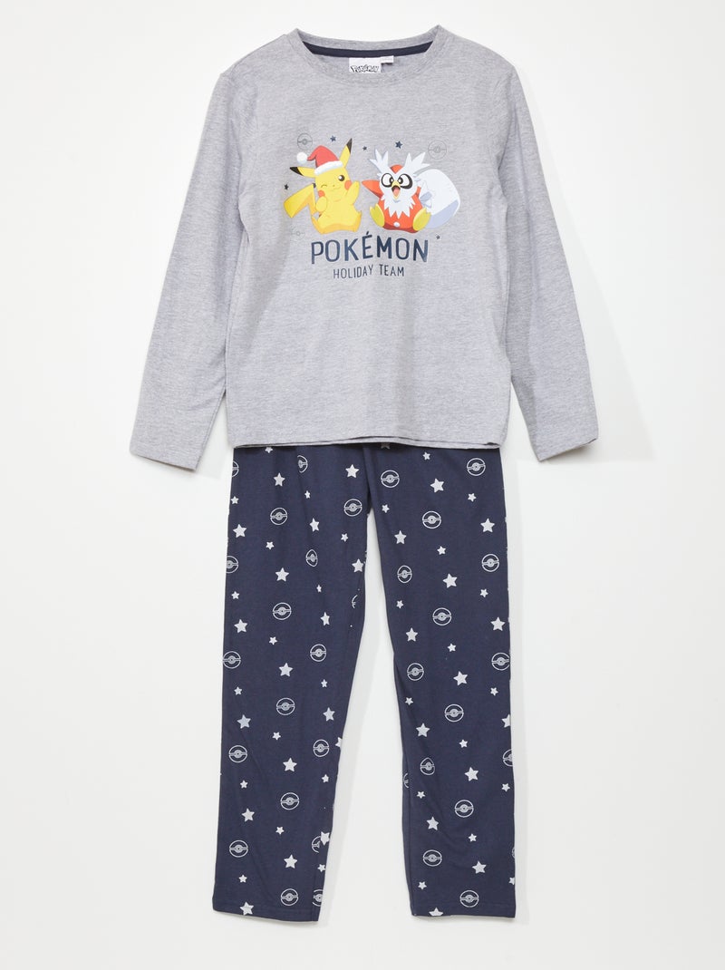 Conjunto de pijama de Navidad 'Pokémon' - 2 piezas GRIS - Kiabi