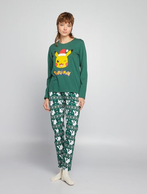 Conjunto de pijama de Navidad 'Pokémon' - 2 piezas - Kiabi