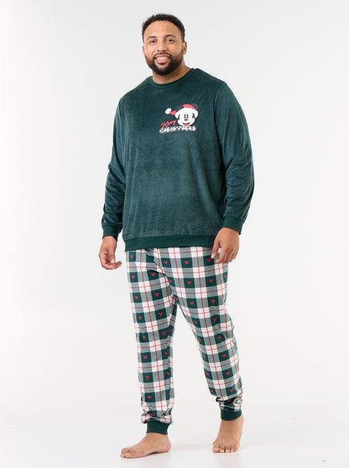 Conjunto de pijama de Navidad polar 'Mickey' 'Disney' - 2 piezas - Kiabi