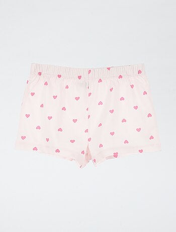Conjunto de pijama de pantalón corto + camiseta 'Peppa Pig' - 2 piezas