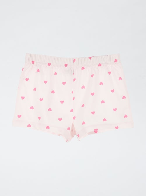 Conjunto de pijama de pantalón corto + camiseta 'Peppa Pig' - 2 piezas - Kiabi
