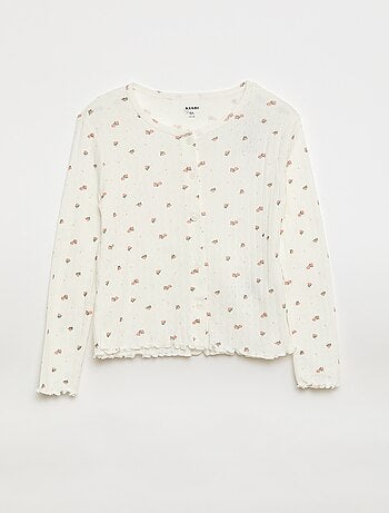 Conjunto de pijama de punto calado - 2 piezas