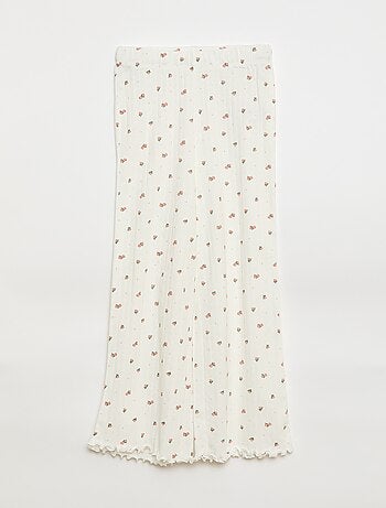 Conjunto de pijama de punto calado - 2 piezas