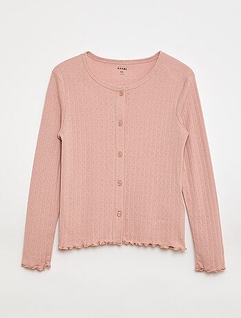 Conjunto de pijama de punto calado - 2 piezas