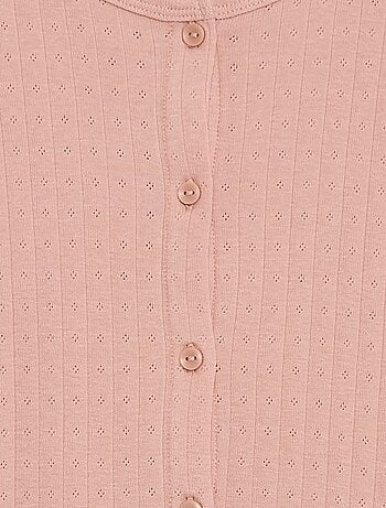 Conjunto de pijama de punto calado - 2 piezas