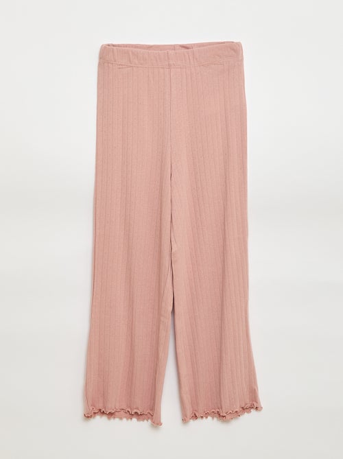 Conjunto de pijama de punto calado - 2 piezas - Kiabi