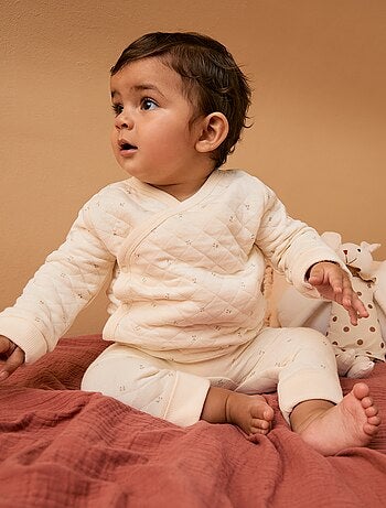 Conjunto de pijama de punto de algodón