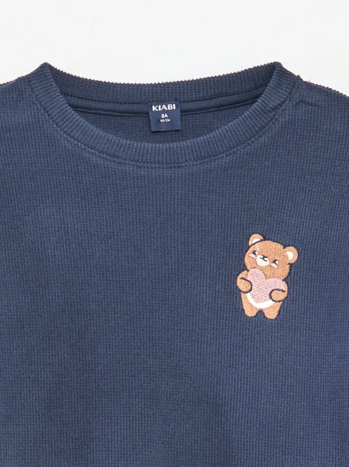 Conjunto de pijama de punto liso - Kiabi