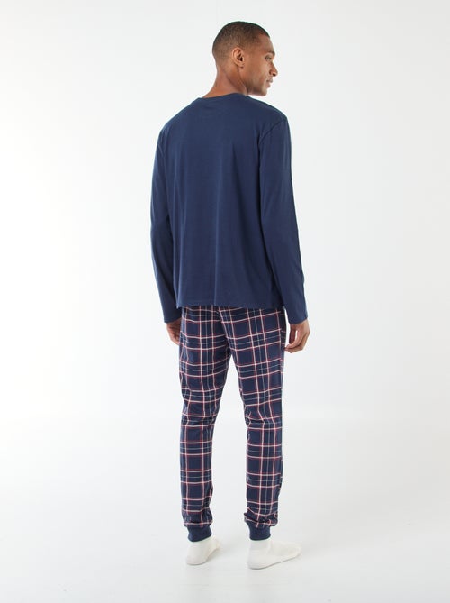 Conjunto de pijama de punto "Mickey" "Disney" camiseta + pantalón - 2 piezas - Kiabi