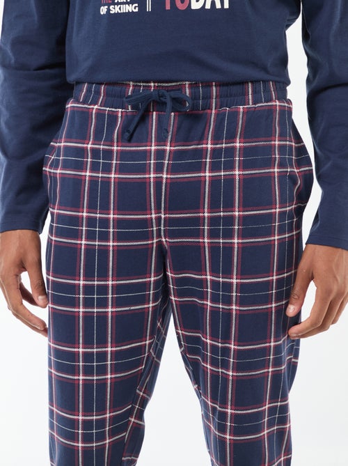 Conjunto de pijama de punto "Mickey" "Disney" camiseta + pantalón - 2 piezas - Kiabi