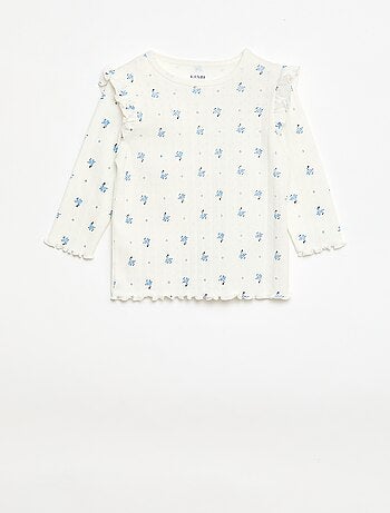 Conjunto de pijama de punto plumeti - 2 piezas