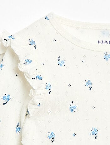 Conjunto de pijama de punto plumeti - 2 piezas