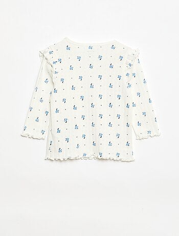 Conjunto de pijama de punto plumeti - 2 piezas