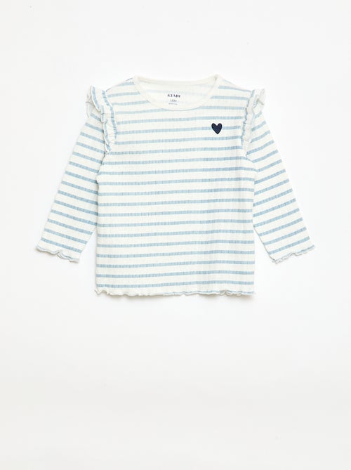 Conjunto de pijama de punto plumeti - 2 piezas - Kiabi