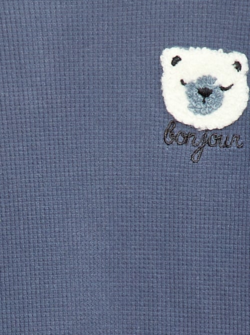 Conjunto de pijama de punto suave - 2 piezas - Kiabi