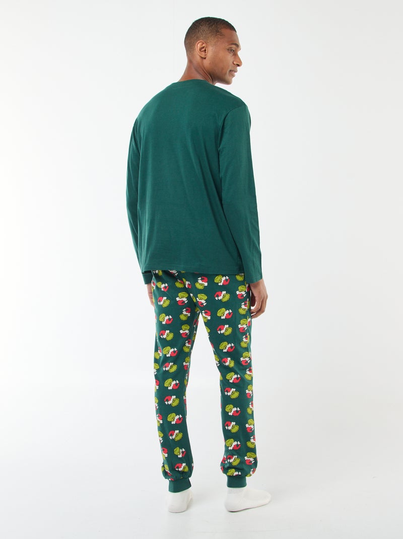 Conjunto de pijama de punto 'The Grinch' Verde - Kiabi