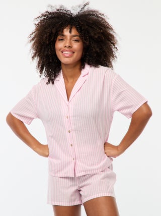 Conjunto de pijama de rayas - 2 piezas