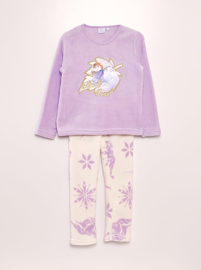 Conjunto de pijama de tejido polar 'Frozen' de 'Disney' - 2 piezas PURPURA - Kiabi