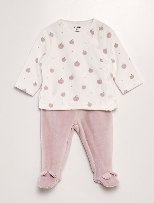 Pijamas de Dos Piezas para Bebe talla 0M Kiabi