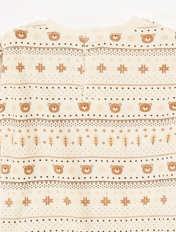 Conjunto de pijama de terciopelo + chaleco interlock de algodón