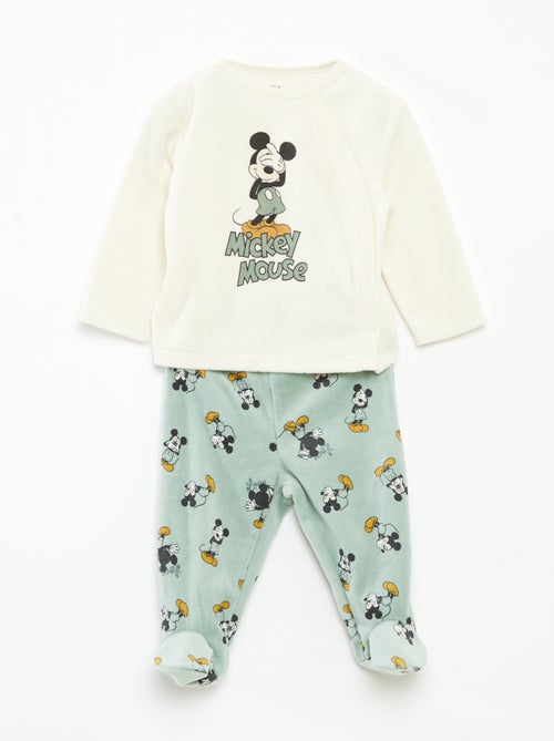 Conjunto de pijama de terciopelo 'Disney' camiseta + pantalón - 2 piezas - Kiabi