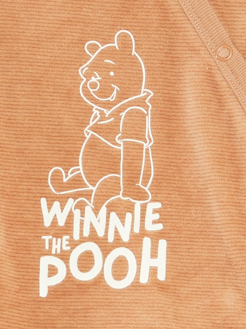 Conjunto de pijama de terciopelo 'Disney' top + pantalón - 2 piezas Marron - Kiabi