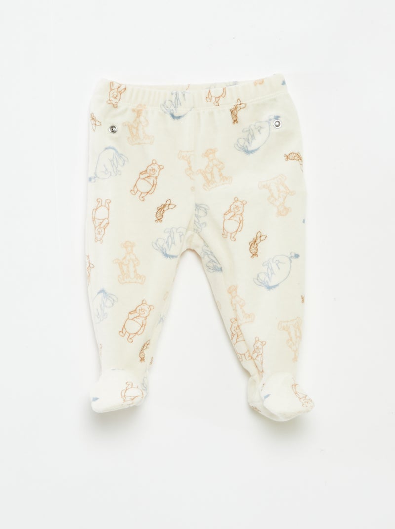 Conjunto de pijama de terciopelo 'Disney' top + pantalón - 2 piezas Marron - Kiabi