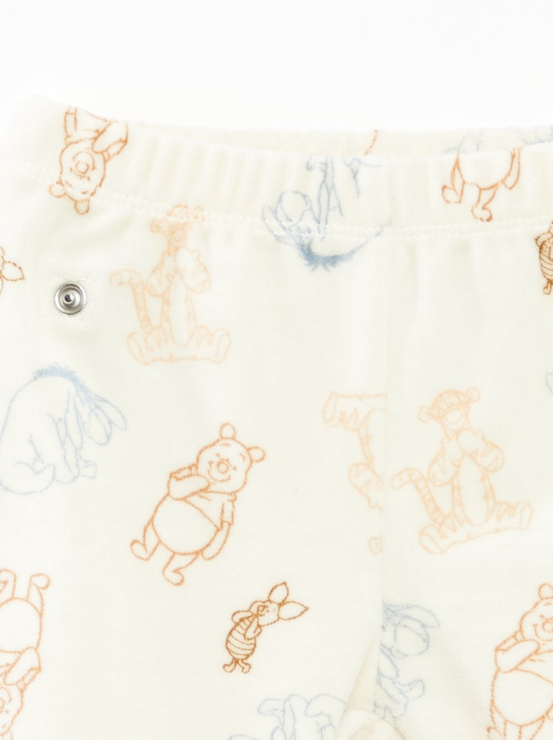 Conjunto de pijama de terciopelo 'Disney' top + pantalón - 2 piezas Marron - Kiabi