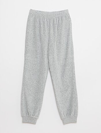 Conjunto de pijama de terciopelo estampado sudadera + pantalón - 2 piezas
