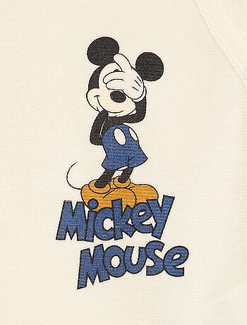 Conjunto de pijama de terciopelo 'Mickey Mouse' - 2 piezas