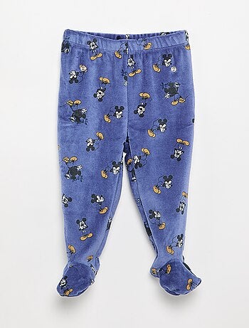 Conjunto de pijama de terciopelo 'Mickey Mouse' - 2 piezas