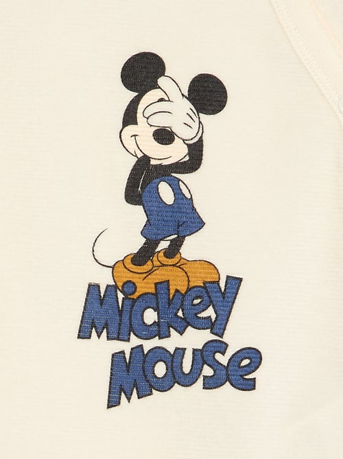 Conjunto de pijama de terciopelo 'Mickey Mouse' - 2 piezas - Kiabi