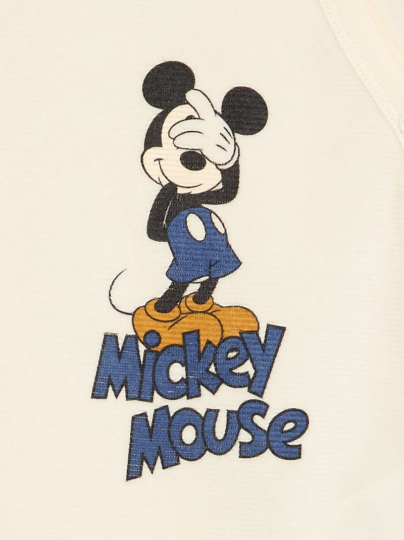 Conjunto de pijama de terciopelo 'Mickey Mouse' - 2 piezas Azul - Kiabi