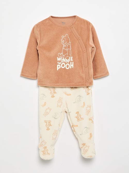 Conjunto de pijama de terciopelo 'Mickey Mouse' - 2 piezas - Kiabi