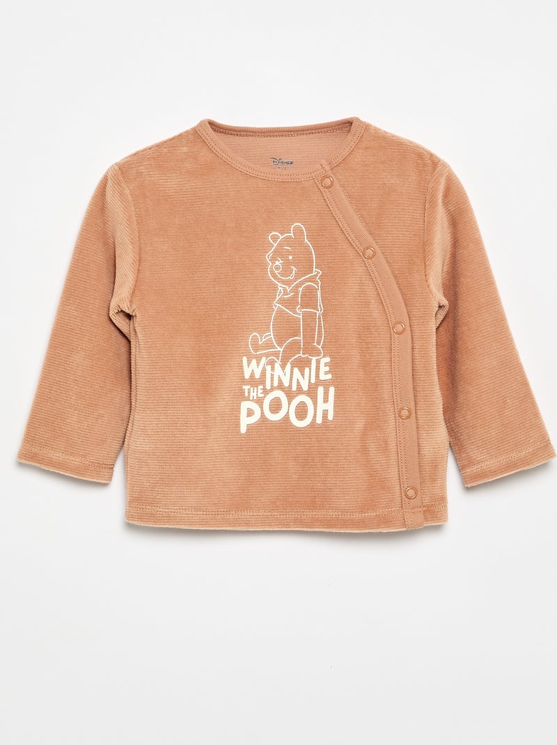 Conjunto de pijama de terciopelo 'Mickey Mouse' - 2 piezas Marron - Kiabi