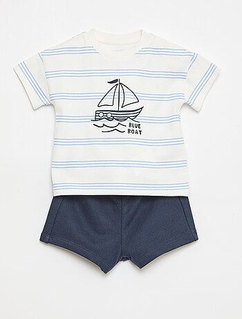 Conjunto de pijama de verano en algodón