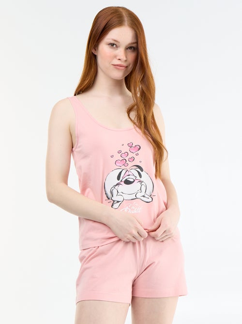 Conjunto de pijama 'Diddle' de pantalón corto + camiseta de tirantes - 2 piezas - Kiabi