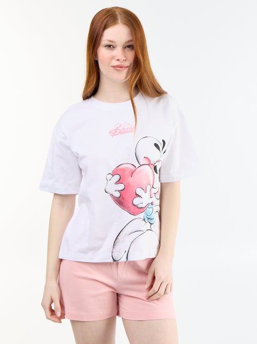 Conjunto de pijama 'Diddle' pantalón corto + camiseta - 2 piezas - Kiabi