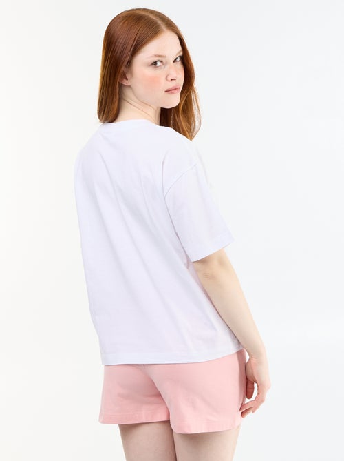 Conjunto de pijama 'Diddle' pantalón corto + camiseta - 2 piezas - Kiabi