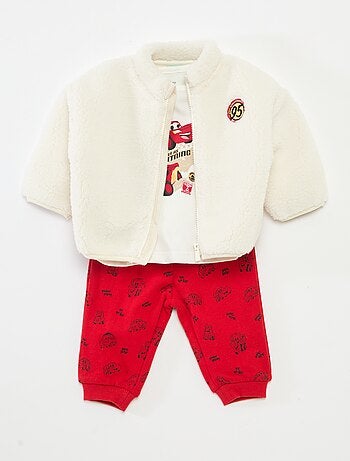 Conjunto de pijama 'Disney' 'Stitch' chaqueta + camiseta + pantalón de chándal