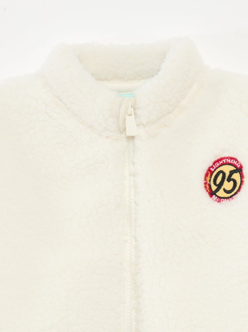 Conjunto de pijama 'Disney' 'Cars' chaqueta + camiseta + pantalón de chándal Blanco - Kiabi