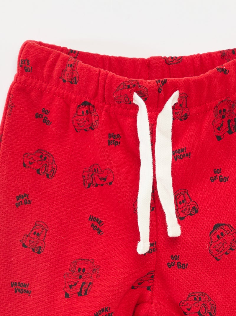 Conjunto de pijama 'Disney' 'Cars' chaqueta + camiseta + pantalón de chándal Blanco - Kiabi